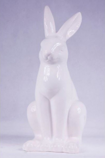 Zając ceramiczny