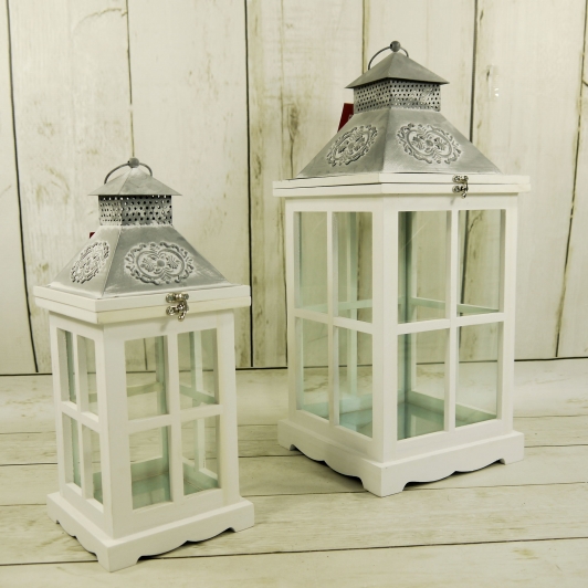 latarnia drewniana s/2 h=52cm