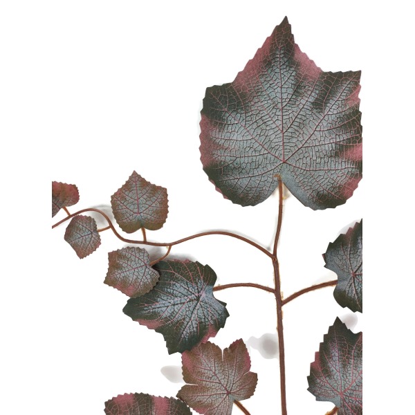 Miniatura: Liść winogrona bordowo-zielony 56 cm