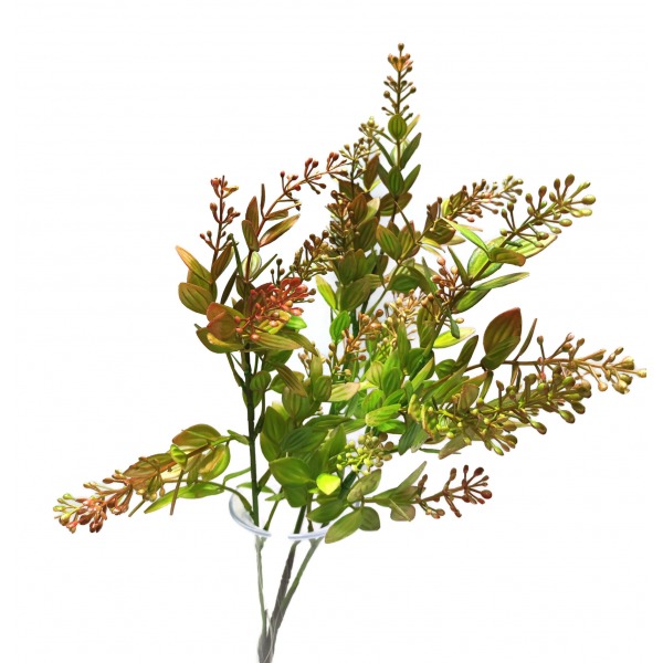 Miniatura: Sztuczny bukiet dodatków florystycznych 35 cm – gałązki dekoracyjne, mix kolorów