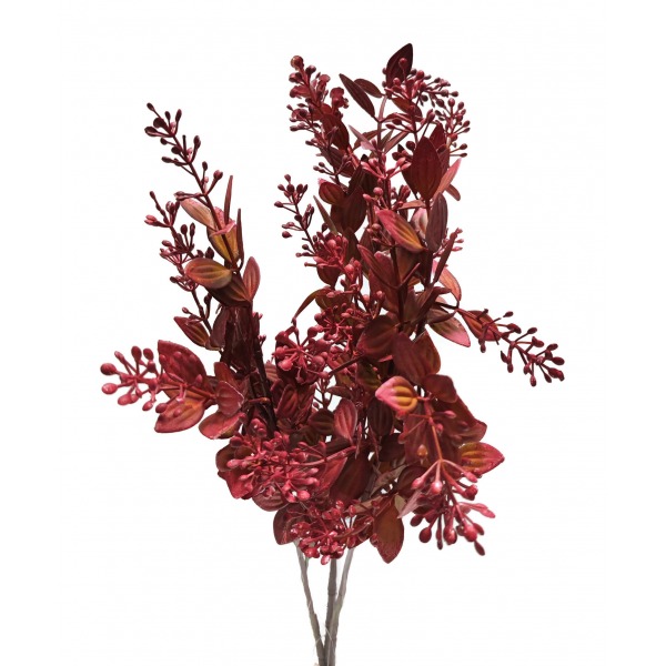 Miniatura: Sztuczny bukiet dodatków florystycznych 35 cm – gałązki dekoracyjne, mix kolorów