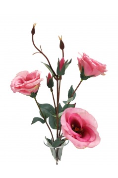 Miniatura: Sztuczna eustoma 55 cm – gałązka kwiatowa dekoracyjna, mix kolorów
