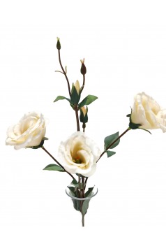 Miniatura: Sztuczna eustoma 55 cm – gałązka kwiatowa dekoracyjna, mix kolorów