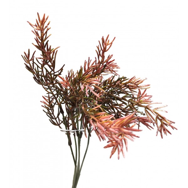 Miniatura: Sztuczny bukiet dodatków florystycznych 40 cm – zielone gałązki dekoracyjne, mix kolorów