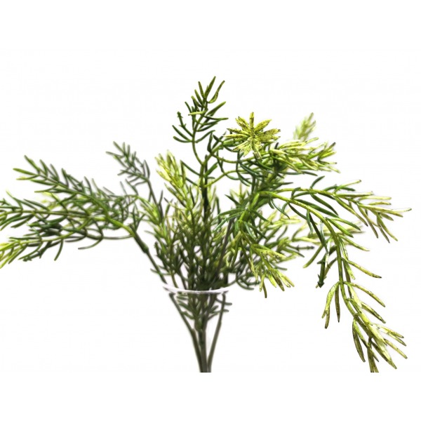 Miniatura: Sztuczny bukiet dodatków florystycznych 40 cm – zielone gałązki dekoracyjne, mix kolorów
