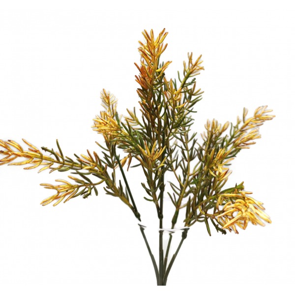 Miniatura: Sztuczny bukiet dodatków florystycznych 40 cm – zielone gałązki dekoracyjne, mix kolorów
