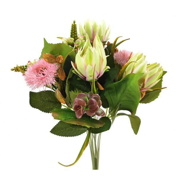 Miniatura: Bukiet protea+czosnek mix