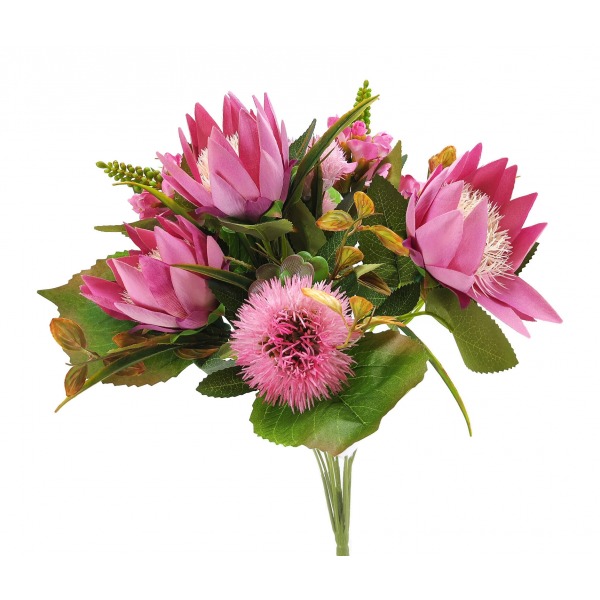 Miniatura: Bukiet protea+czosnek mix
