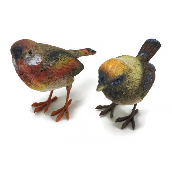 Miniatura: Ptaszek w jesiennych kolorach