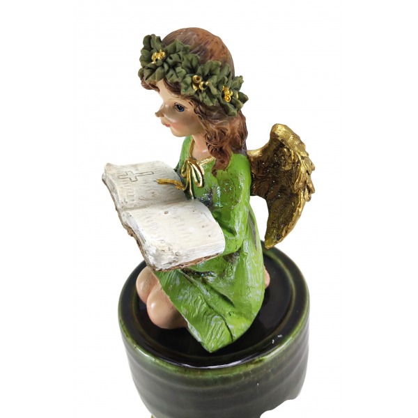 Miniatura: Anioł-dziewczynka z książką