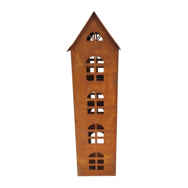 Miniatura: lampion metalowy-domek