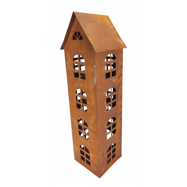Miniatura: lampion metalowy-domek
