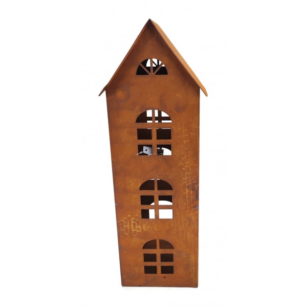 Miniatura: lampion metalowy-domek