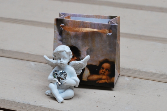 Miniatura: ANIOŁEK W TOREBCE
