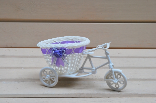Miniatura: ROWER WIKLINOWY (RÓŻNE KOLORY WSTĄŻEK)