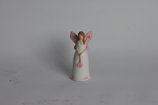 Miniatura: ANIOŁEK CERAMICZNY BIAŁY