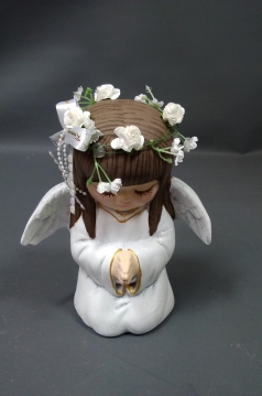 Miniatura: Anioł ceramiczny 
