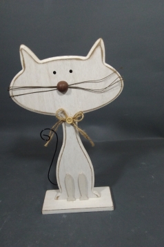 Miniatura: Kot drewniany