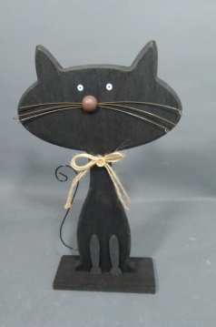 Miniatura: Kot drewniany