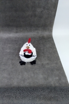 Miniatura: Kurka z koszyczkiem