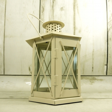 Miniatura: latarnia metalowa z efektem gwiazdki 3D h=22cm