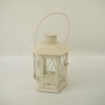Miniatura: latarnia metalowa z efektem gwiazdki 3D h=22cm