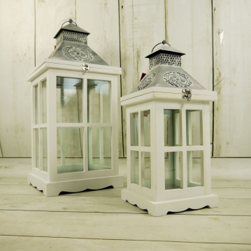 Miniatura: latarnia drewniana s/2 h=52cm