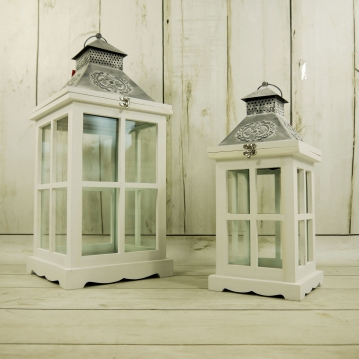 Miniatura: latarnia drewniana s/2 h=52cm
