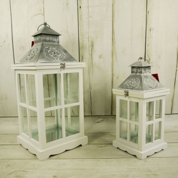 Miniatura: latarnia drewniana s/2 h=52cm