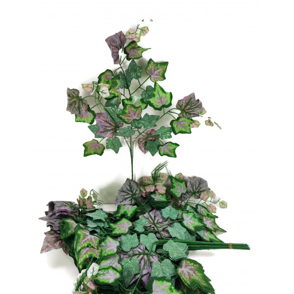 Miniatura: Sztuczna gałązka winorośli omszałej 50 cm – zielona dekoracja florystyczna