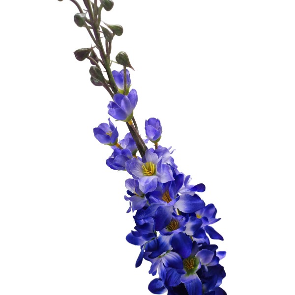 Miniatura: Sztuczna ostróżka 120 cm – wysoka gałązka kwiatowa, mix kolorów