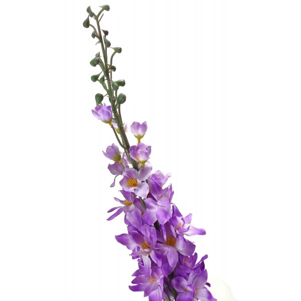 Miniatura: Sztuczna ostróżka 120 cm – wysoka gałązka kwiatowa, mix kolorów