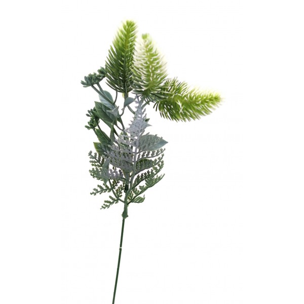 Miniatura: Sztuczna gałązka ostu 50 cm – dekoracyjna, mix kolorów
