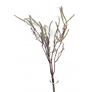 Sztuczna gałązka z zielonymi pędami 81 cm