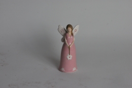ANIOŁEK CERAMICZNY RÓŻOWY